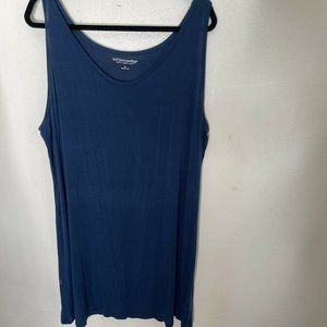 Soft Surroundings Women's  Blue Sleeveless Tunic
